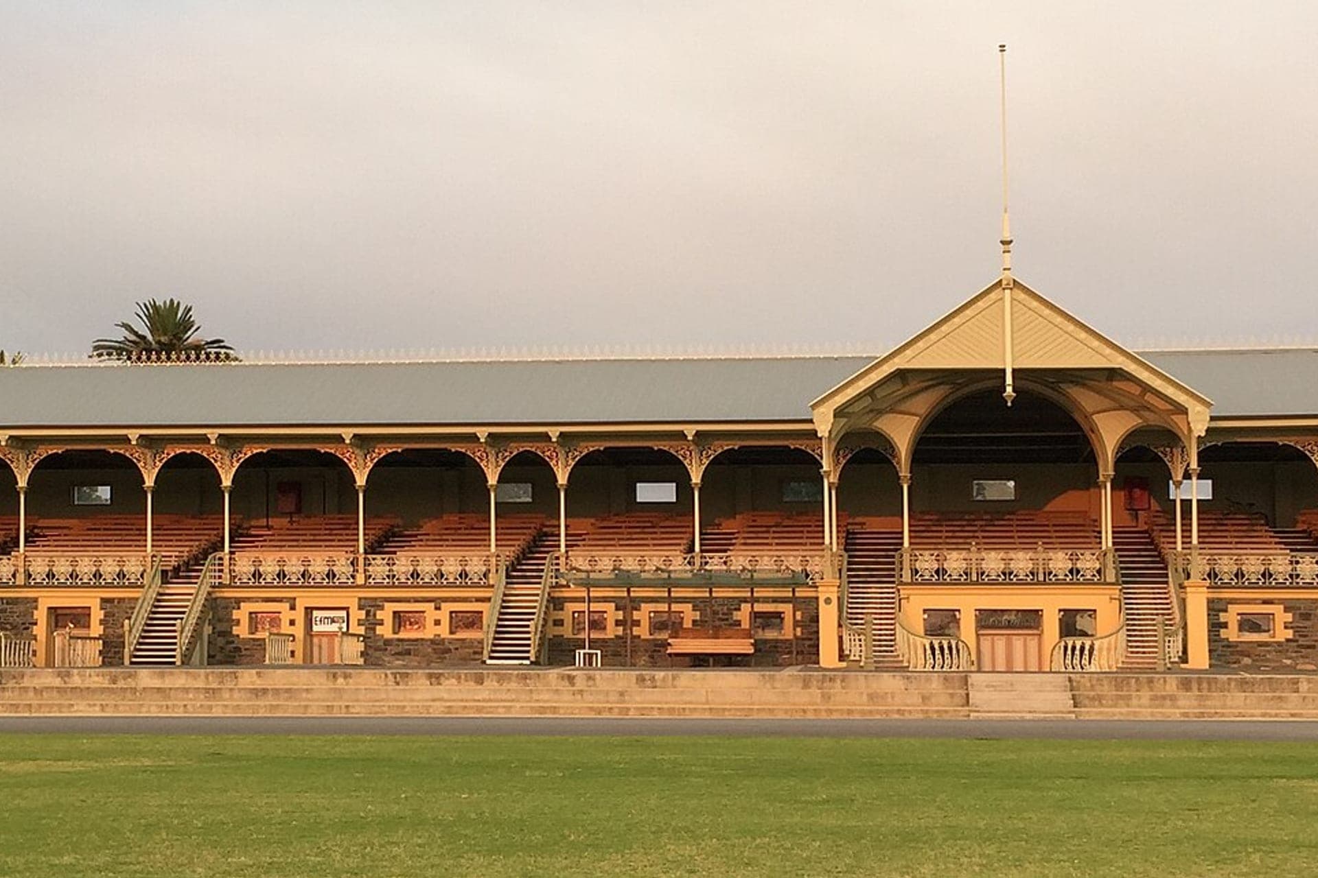 Racecourse grandstand